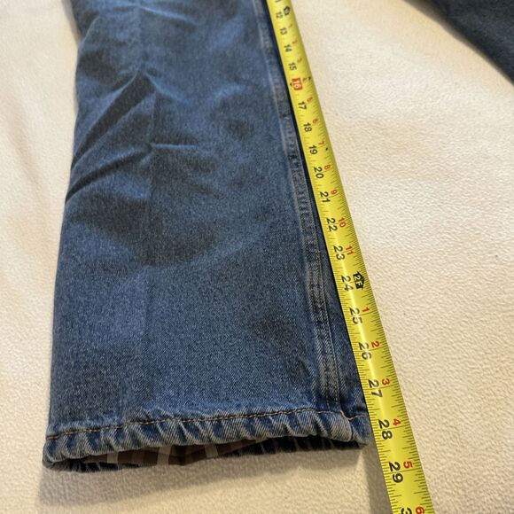 Guide Gear SOFT Flannel Lined Jeans Men 32x30 Carpenter Style Very Warm Workwear - Picture 8 of 12
